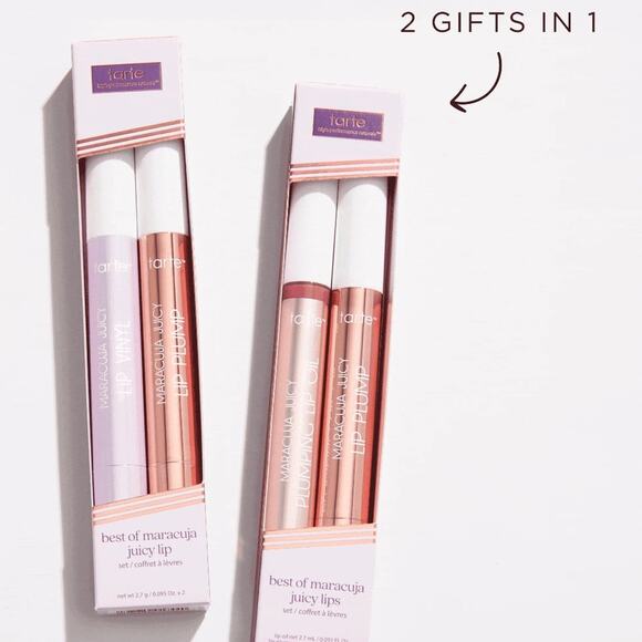 Tarte Best of Maracuja Juicy Lips Set of 4 - NIB - Picture 5 of 6